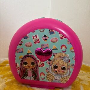 L.O.L. Surprise! Pink and Teal Doll suit case!